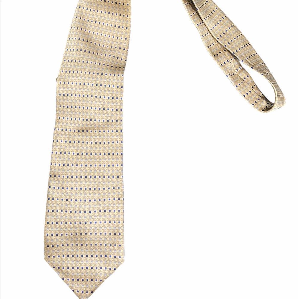 Men's NEO Bill Blass Chinese Silk Neck Tie - Picture 2 of 7